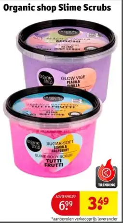 Kruidvat Organic shop Slime Scrubs aanbieding