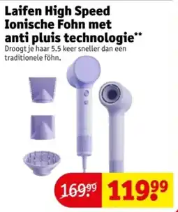 Kruidvat Laifen High Speed Ionische Fohn met anti pluis technologie aanbieding