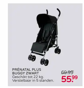 Prenatal Prénatal Plus Buggy Zwart aanbieding