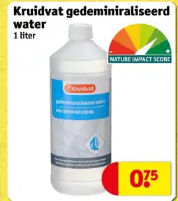 Kruidvat Kruidvat gedeminiraliseerd water aanbieding