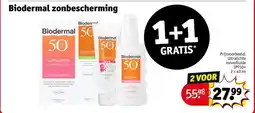 Kruidvat Biodermal zonbescherming aanbieding