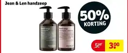 Kruidvat Jean & Len handzeep aanbieding