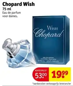 Kruidvat Chopard Wish aanbieding