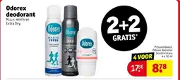 Kruidvat Odorex deodorant aanbieding