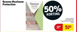 Kruidvat Rexona Maximum Protection aanbieding