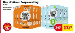 Kruidvat Marcel's Green Soap navulling aanbieding