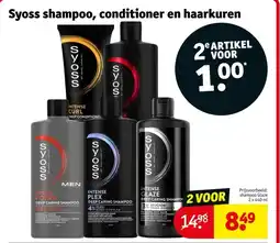 Kruidvat Syoss shampoo, conditioner en haarkuren aanbieding
