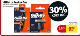 Kruidvat Gillette Fusion One aanbieding