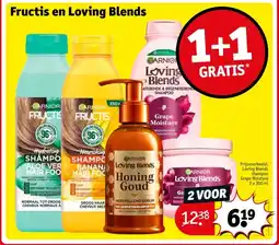 Kruidvat Fructis en Loving Blends aanbieding