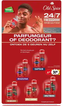 Kruidvat Old spice 24/7 fressshhh perfume quality scent aanbieding