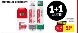 Kruidvat Borotalco deodorant aanbieding
