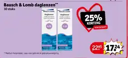 Kruidvat Bausch & Lomb daglenzen aanbieding