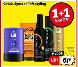 Kruidvat GotZb, Syoss en Taft styling aanbieding