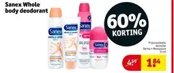Kruidvat Sanex Whole body deodorant aanbieding