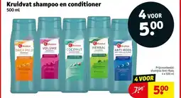 Kruidvat Kruidvat shampoo en conditioner aanbieding