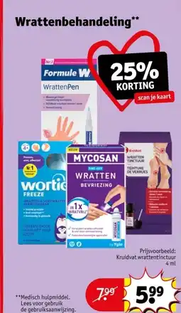 Kruidvat Wrattenbehandeling aanbieding