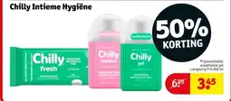Kruidvat Chilly Intieme Hygiëne aanbieding