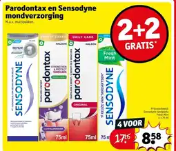 Kruidvat Parodontax en Sensodyne mondverzorging aanbieding
