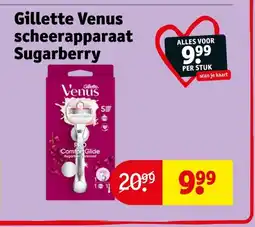 Kruidvat Gillette Venus scheerapparaat Sugarberry aanbieding
