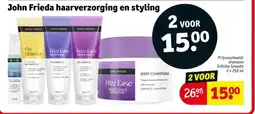 Kruidvat John Frieda haarverzorging en styling aanbieding