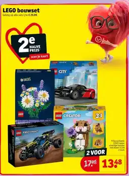 Kruidvat Lego bouwset aanbieding