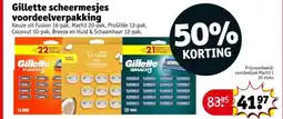 Kruidvat Gillette scheermesjes voordeelverpakking aanbieding