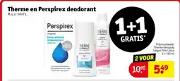 Kruidvat Therme en Perspirex deodorant aanbieding