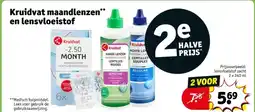 Kruidvat Kruidvat maandlenzen en lensloeistof aanbieding