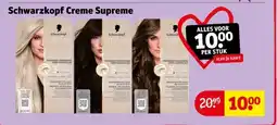 Kruidvat Schwarzkopf Creme Supreme aanbieding