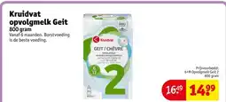 Kruidvat Kruidvat opvolgmelk Geit aanbieding