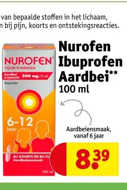 Kruidvat Nurofen ibuprofen aardbei aanbieding