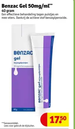 Kruidvat Benzac Gel 50mg/ml aanbieding