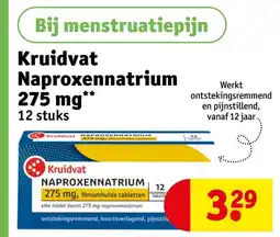 Kruidvat Kruidvat Naproxennatrium 275 mg aanbieding