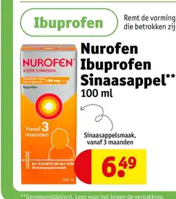 Kruidvat Nurofen ibuprofen sinaasappel aanbieding