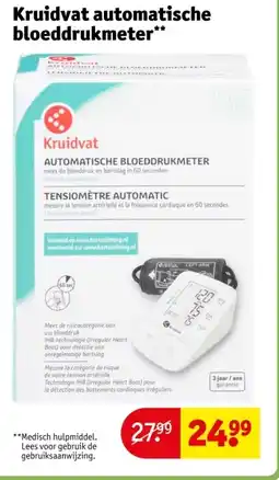 Kruidvat Kruidvat automatische bloeddrukmeter aanbieding