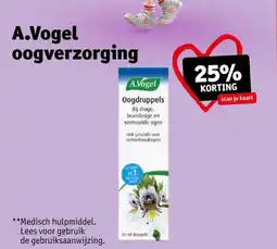 Kruidvat A.Vogel oogverzorging aanbieding