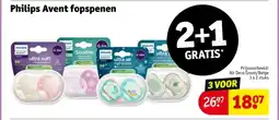 Kruidvat Philips Avent fopspenen aanbieding