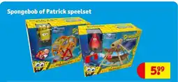 Kruidvat Spongebob of Patrick speelset aanbieding