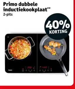 Kruidvat Primo dubbele inductiekookplaat aanbieding