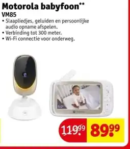 Kruidvat Motorola babyfoon VM85 aanbieding