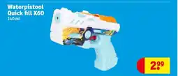 Kruidvat Waterpistool Quick fill X60 aanbieding