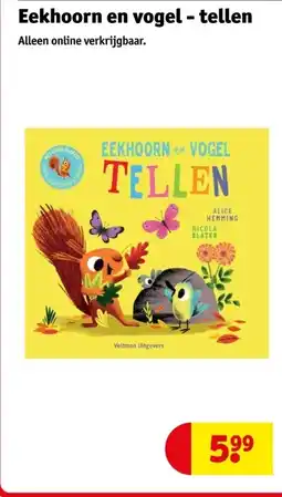 Kruidvat Eekhoorn en vogel - tellen aanbieding