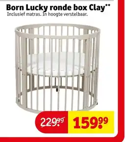 Kruidvat Born Lucky ronde box Clay aanbieding