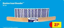 Kruidvat Houten kaarthouder aanbieding