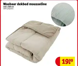 Kruidvat Wasbaar dekbed mousseline aanbieding