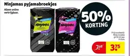 Kruidvat Ninjamas pyjamabroekjes aanbieding