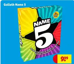 Kruidvat Goliath Name 5 aanbieding