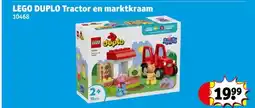 Kruidvat Lego duplo tractor en marktkraam 10468 aanbieding