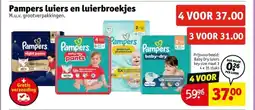 Kruidvat Pampers luiers en luierbroekjes aanbieding