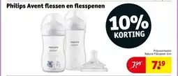 Kruidvat Philips Avent flessen en flesspenen aanbieding